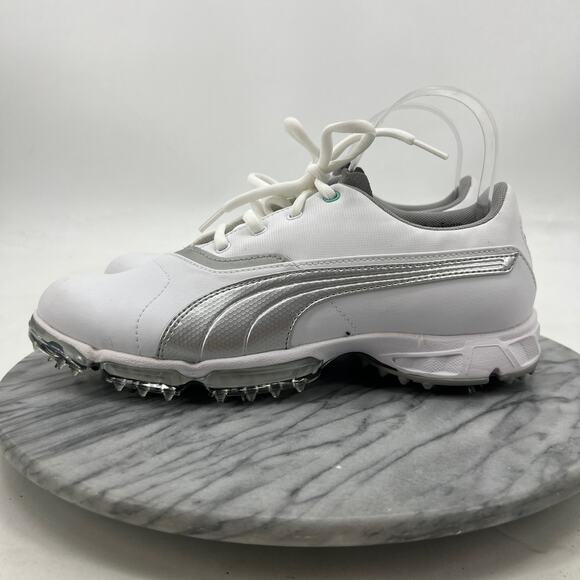 Puma Golf Shoes Womens 9 BioPro Soft-Spike Faux Leather Waterproof Lace Up - Picture 4 of 14